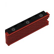 Radiator Pasiv CLR-M2, pentru M.2 SSD, Suport SSD 80 mm, Aluminiu, Pad-uri termice silicon incluse