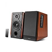 BOXE EDIFIER 2.0, RMS:  66W (2 x 15W, 2 x 18W), bluetooth telecomanda wireless, volum, bass, treble,  dual RCA, brown,  R1700BT-BR  (include TV 8 lei)