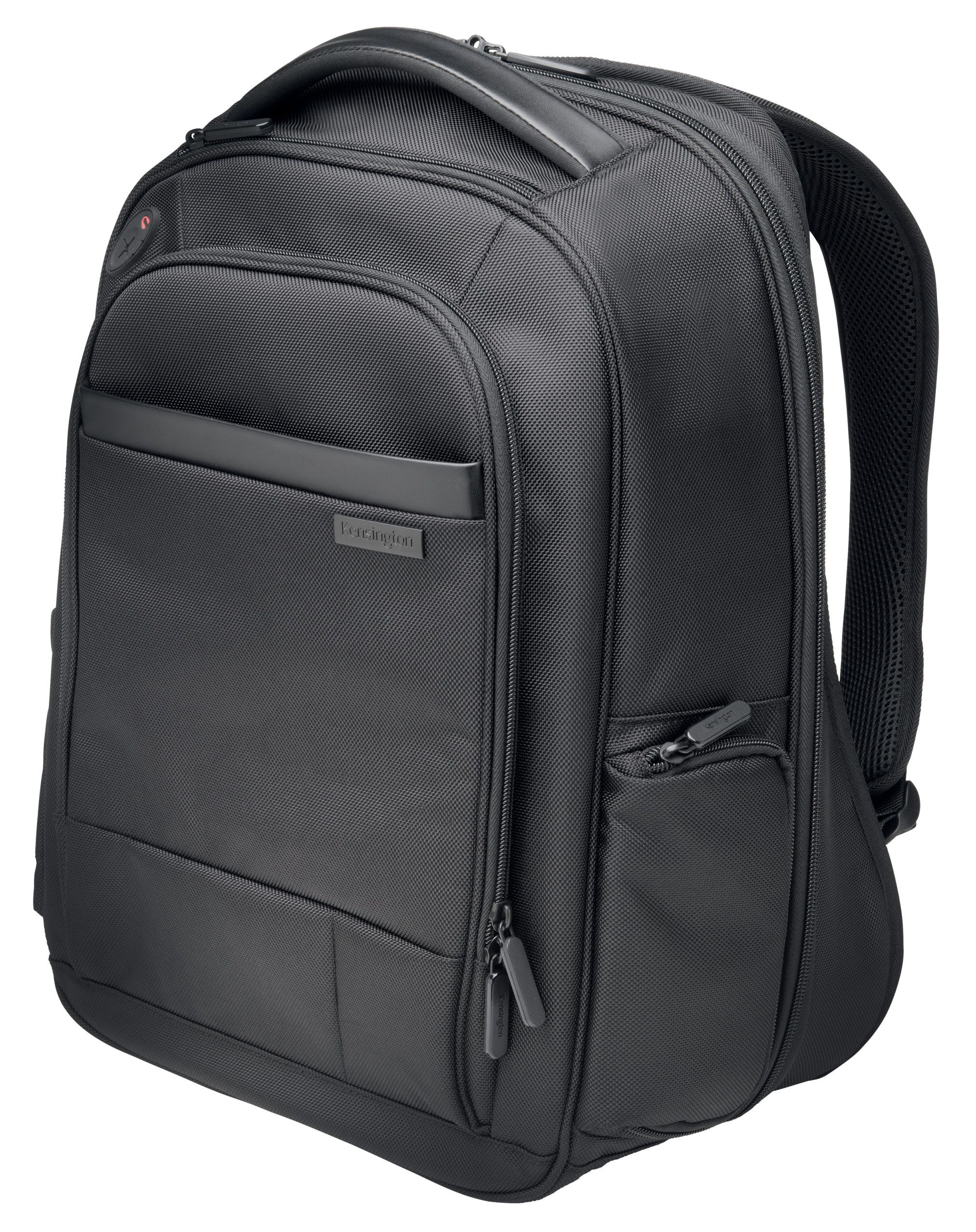 RUCSAC KENSINGTON, pt. notebook de max. 15.6 inch, 1 compartiment, buzunar frontal x 3 | buzunar lateral x 2, waterproof, poliester, negru,  K60382EU 