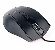 GEMBIRD MUS-4B-02 optical mouse MUS-4B-02 1200 DPI USB Black 1.35m cable length