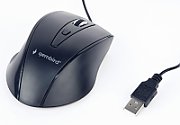 GEMBIRD MUS-4B-02 optical mouse MUS-4B-02 1200 DPI USB Black 1.35m cable length