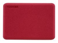 TOSHIBA Canvio Advance 4TB 2.5inch External Hard Drive USB 3.2 Gen1 Red
