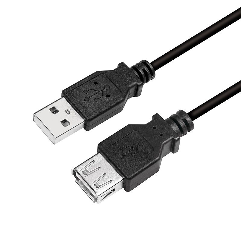 CABLU USB LOGILINK prelungitor, USB 2.0 (T) la USB 2.0 (M), 5m, gri,  CU0012  (include TV 0.15 lei)