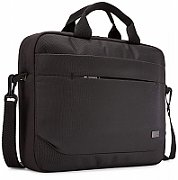 GEANTA CASE LOGIC, pt. notebook de max. 14 inch, 1 compartiment, buzunar frontal x 2, waterproof, poliester, negru,  ADVA-114 BLACK 