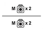 UBIQUITI OM3 50/125 Î¼m Duplex LC cable SR LC-UPC/LC-UPC 0.5m