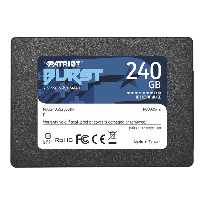 Patriot PATRIOT Burst Elite 240GB SATA 3 2.5inch SSD