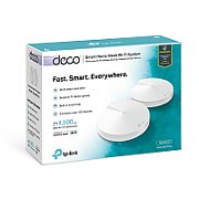 TP-LINK MESH TP-LINK, wireless, router AC1200, pt interior, 2200 Mbps, port LAN, WAN, 2.4 GHz | 5 GHz, antena externa x 8, standard 802.11ac,  Deco M9 Plus(2-pack)  (include timbru verde 1.5 lei)