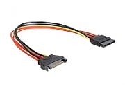 GEMBIRD CC-SATAMF-01 extention cable power SATA 15pin M/F 30 cm