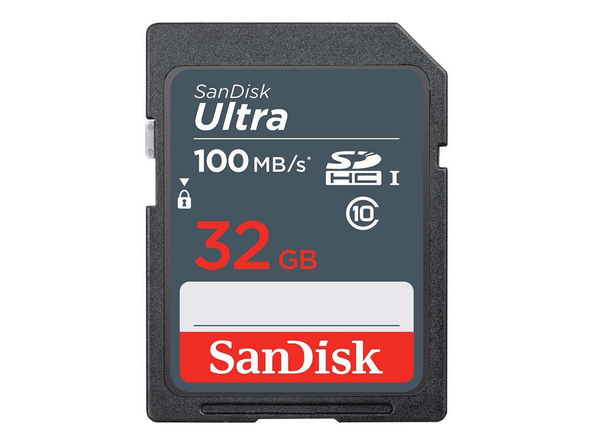 SanDisk Ultra 32GB SDHC Mem Card 100MB/s memory card UHS-I Class 10