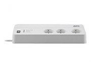 APC PM6-FR surge protector White 6 AC outlet(s) 230 V 2 m