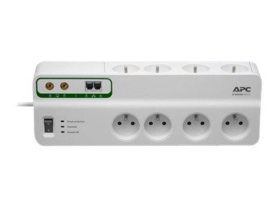 APC PMF83VT-FR APC Performance Prelungitor 8 prize cu protectie telefon/coax/retea 230V francez