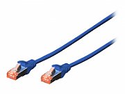 DIGITUS CAT 6 S-FTP patch cable Cu LSZH AWG 27/7 length 3 m 10 pieces color blue