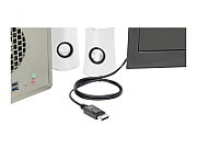 DIGITUS DisplayPort Adapter Cable DP - HDMI Type A St / St 1.0m w / War. DP 1.2 HDMI 2.0 4K / 60Hz CE black