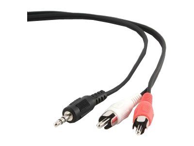 CABLU audio GEMBIRD stereo (3.5 mm jack la 2 x RCA), 5m  CCA-458-5M  (include TV 0.06 lei)