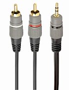 CABLU audio GEMBIRD stereo (3.5 mm jack la 2 x RCA), 5m  CCA-458-5M  (include TV 0.06 lei)