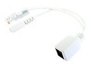 MIKROTIK RBPOE FastEth PoE adapter with shielded connectors supports 9-48V PoE