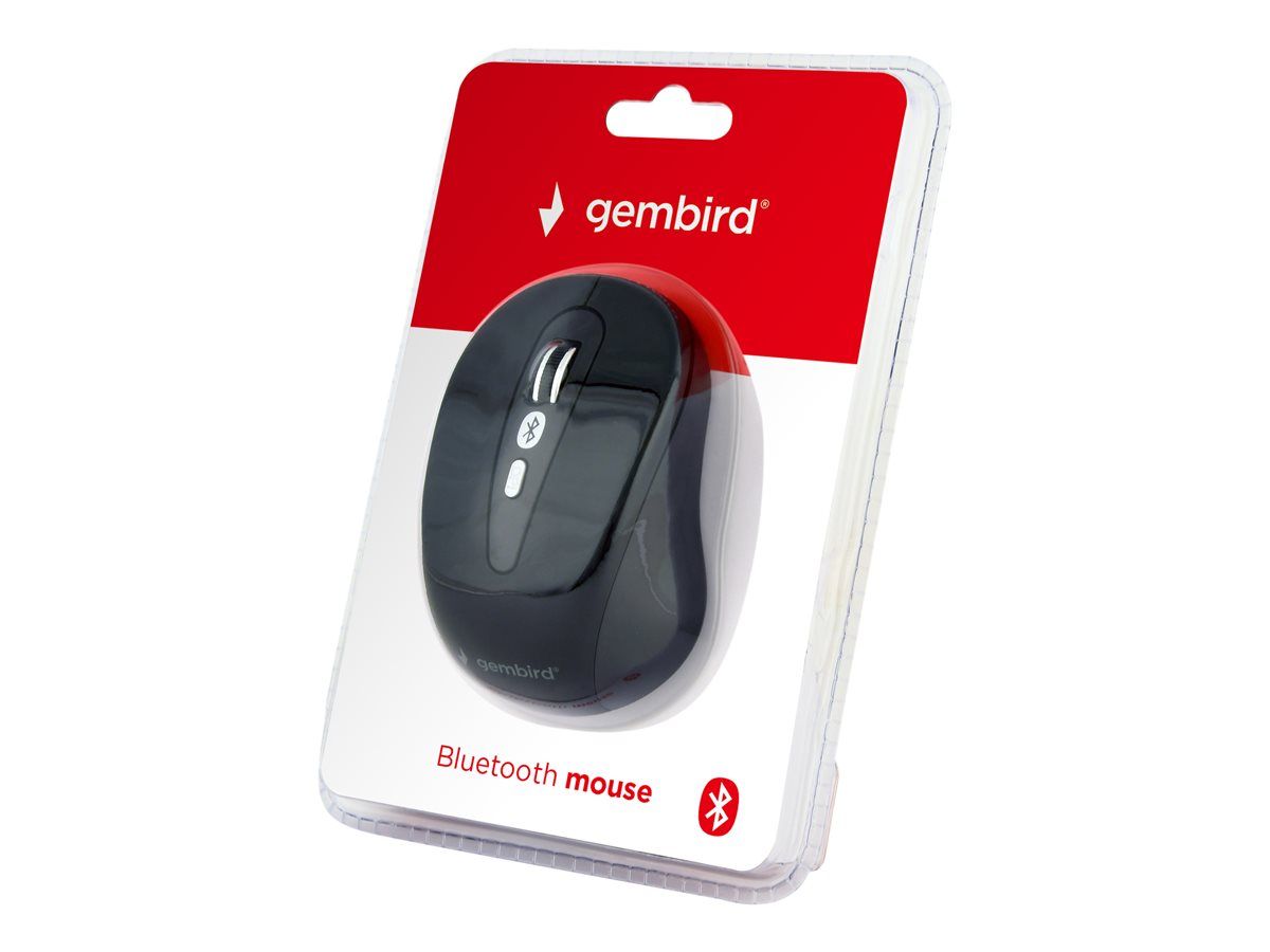GEMBIRD MUSWB-6B-01 Gembird 6-button Bluetooth optical mouse MUSWB-6B-01 1600 DPI black