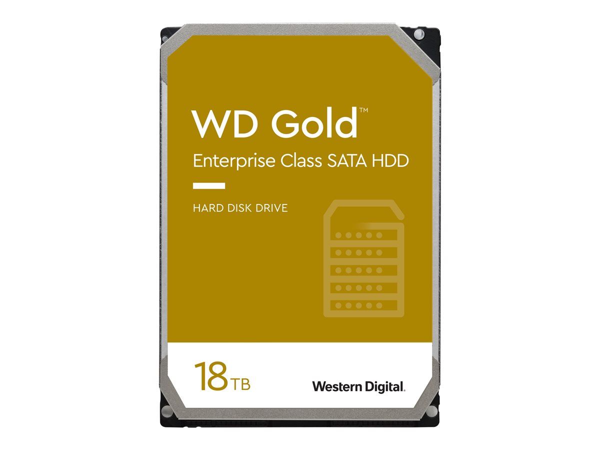 HDD Server WD Gold (3.5'', 18TB, 512MB, 7200 RPM, SATA 6 Gb/s)