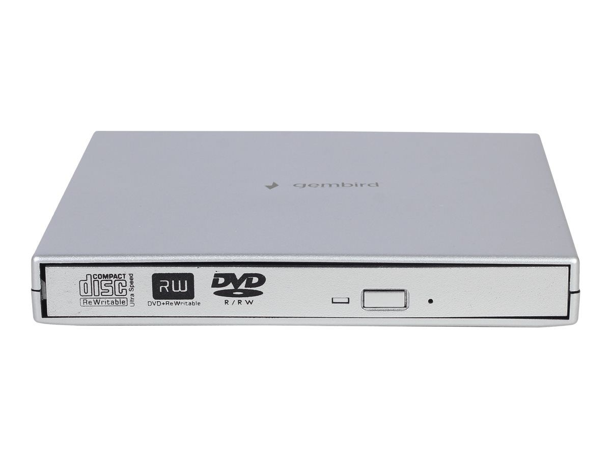 Gembird DVD-USB-02-SV optical disc drive DVD±RW Silver