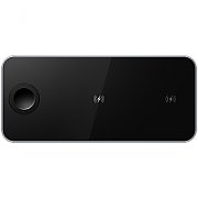 Prestigio ReVolt A5, 3-in-1 wireless charging station for iPhone, Apple Watch, AirPods, wilreless output for phone 7.5W/10W, wireless output for AirPods 5W, wireless output for Apple Watch 2.5W, material: aluminum+tempered glass, black+space grey color.