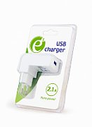 ALIMENTATOR retea 220V GEMBIRD, universal, 1 x USB, 2.1A, alb,  EG-UC2A-02-W  (include TV 0.15 lei)