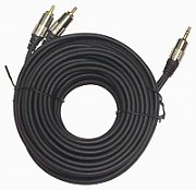 CABLU audio GEMBIRD stereo (3.5 mm jack la 3 x RCA), 1.5m  CCAP-4P3R-1.5M  (include TV 0.06 lei)