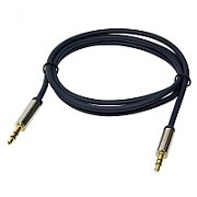 CABLU audio LOGILINK stereo (RCA T/T), 7.5m, conectori auriti, negru  CA1208  (include TV 0.75 lei)