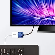 CABLU video ATEN, cablu or adaptor video, Mini-DisplayPort (T) la VGA (M), Full HD+ (1920x1200) la 60Hz,  VC920-AT  (include TV 0.06 lei)