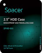 HUSA SPACER, pt HDD, buzunar intern plasa, negru,  SPHD-001 