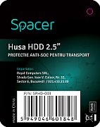 HUSA SPACER, pt HDD, buzunar intern plasa, negru,  SPHD-001 