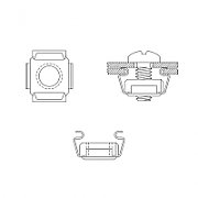 SET montare LOGILINK pentru rack 19 , contine 20 piese: suruburi, saibe, piulite, diametru 6mm (M6), otel,  AC113 