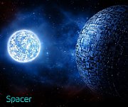 MousePAD SPACER gaming, cauciuc si material textil, 250 x 210 x 3 mm, imagini  SP-PAD-PICT 