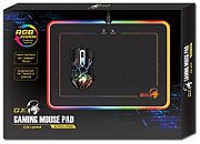 Mouse PAD GENIUS,  GX-Pad 600H RGB , gaming , cu led, cauciuc si material textil, 320 x 250 x 5.5 mm, negru , iluminat RGB,  31250006400 