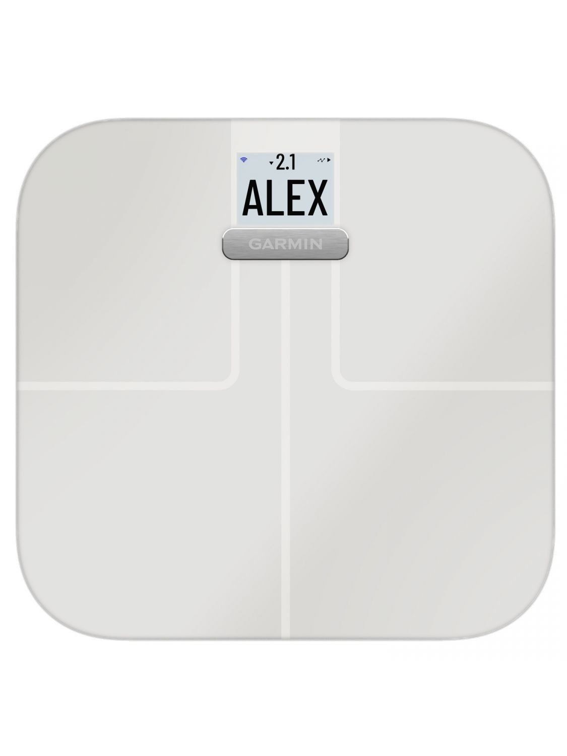 Cantar inteligent Garmin Index S2 Alb, Dimensiuni: 320 x 310 x 28 mm, Greutate: 2,0 kg, Autonomie baterie: Până la 9 luni foloseşte 4 baterii AAA (incluse), Compatibil cu BLE: Da, Compatibil cu ANT: Da, Wi-Fi: Da, 2,4GHz, Limită de greutate:181,4 kg https://buy.garmin.com/ro-RO/RO/p/679362#specs