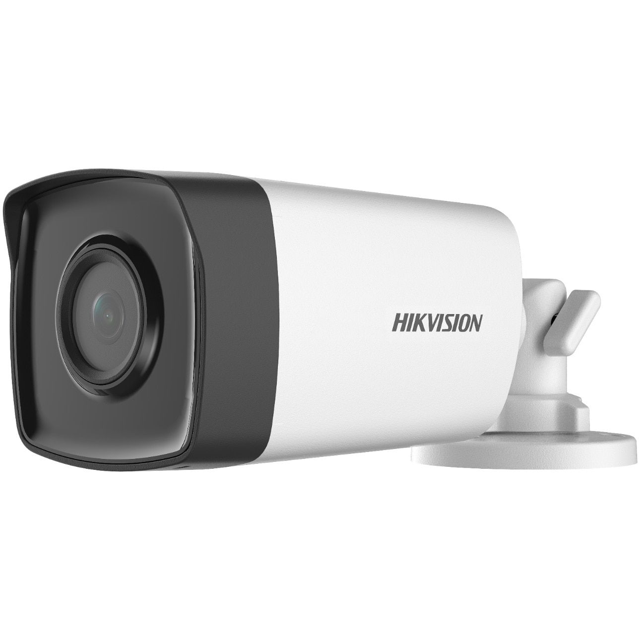 Camera supraveghere Hikvision Turbo HD bullet DS-2CE17D0T-IT5F(3.6mm) (C), 2MP, senzor CMOS, rezolutie 1920 × 1080@30fps, iluminare: 0.01 Lux @ (F1.2, AGC ON), 0 Lux with IR, lentila fixa: 3.6mm, unghi vizualizare: horizontal FOV: 79.6°, vertical FOV: 43.5°, diagonal FOV: 93.7° , distanta IR
