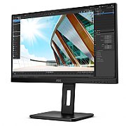 Monitor 23.8 inch LED AOC Q24P2Q 2560 x 1440 pixeli, 75 Hz, 4 ms, Negru
