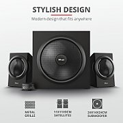 Sistem audio Trust Yuri 2.1, 60W, negru