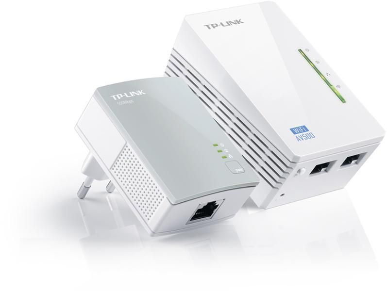 TP-Link, Adaptor PowerLine 300Mbps, Extender Wireless AV600 KIT, HomePlug AV,2 porturi 10/100Mbps, Butoane: Pair, Reset, Wi-Fi/Wi-Fi Clone, Aria de acoperire, 300 metri prin circuitul electric, 2.4- 2.4835GHz, Conținut Pachet: Powerline Ethernet Adapter TL-WPA4220 & TL- PA4010, Cablu de Rețea 2 m