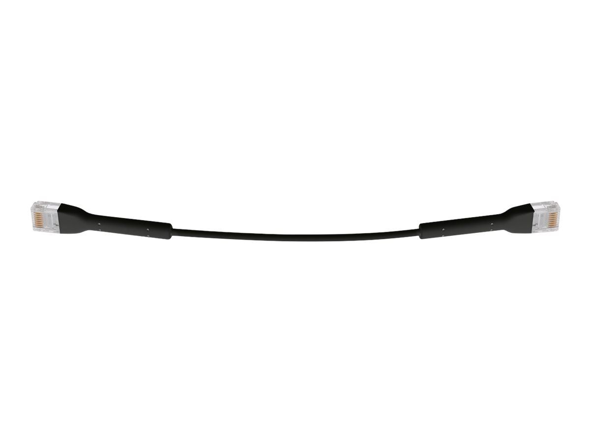 UBIQUITI UniFi Ethernet Patch Cable Cat6 220 mm Black
