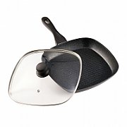 TIGAIEGRILL ALUMINIU+CAPAC, 28X4CM, BLACK SAND, COOKING  BY HEINNER