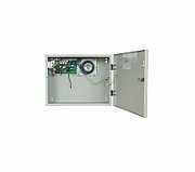 Sursa de alimentare pentru sisteme de detectie incendiu 24V/2A in cutie  metalica, loc pentru 2 acumulatori 12V/18A. Sursele sunt certificate EN 54-4, Vds EN 12101-10