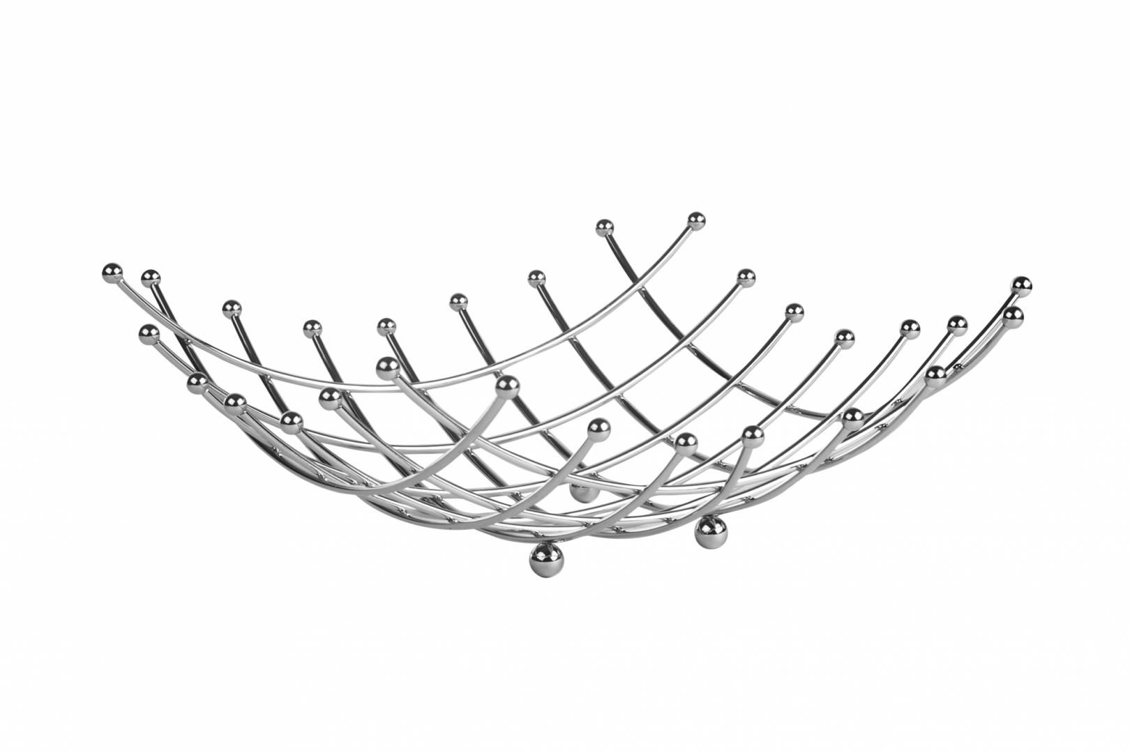 COS FRUCTE METALIC 26x26x9 CM,VANORA HOME