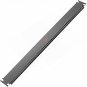 Blank Panel Black 19&quot 1U for empty cabinet space