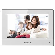 Monitor videointerfon WIFI modular 7 color Hikvision DS-KH6320-WTE1-W culoare alba, ecran LCD 7 color cu touch screeen, rezolutie ecran 1024 x 600 design modern Conectivitate: Retea wireless: Wi-Fi 802.11b/g/n Network:10/100Mbps self adaptive network  TCP/IP, SIP, RTSP Comunicare audio