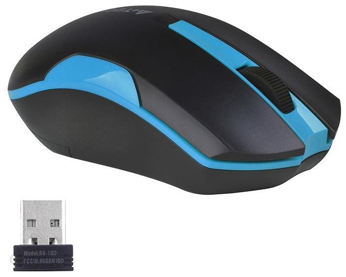A4-TECH A4TMYS46037 Mouse A4TECH V-TRACK G3-200N-1 negru + albastru WRLS