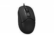 Mouse A4tech FM12 Black, cu fir, negru