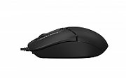 Mouse A4tech FM12 Black, cu fir, negru