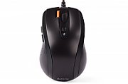 MOUSE A4tech, PC sau NB, cu fir, USB, optic, 1600 dpi, butoane/scroll 7/1, buton selectare viteza, negru,  N-70FX-BK  (include TV 0.15 lei)