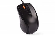 MOUSE A4tech, PC sau NB, cu fir, USB, optic, 1600 dpi, butoane/scroll 7/1, buton selectare viteza, negru,  N-70FX-BK  (include TV 0.15 lei)