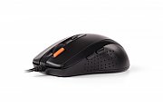 MOUSE A4tech, PC sau NB, cu fir, USB, optic, 1600 dpi, butoane/scroll 7/1, buton selectare viteza, negru,  N-70FX-BK  (include TV 0.15 lei)